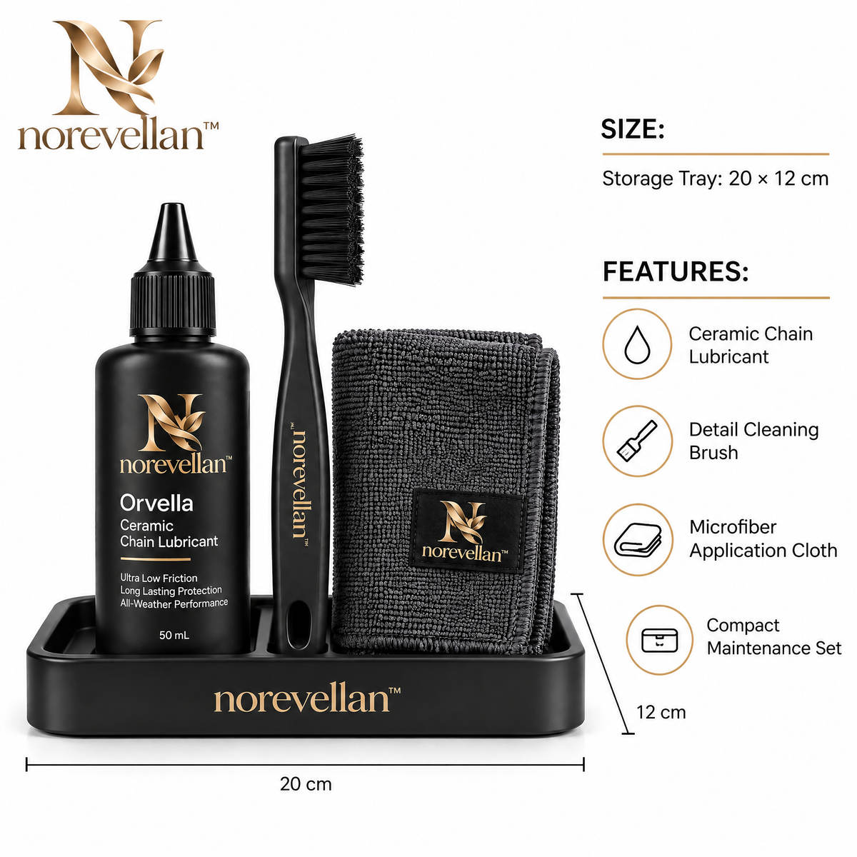 Orvella Ceramic Chain Care Set image 1