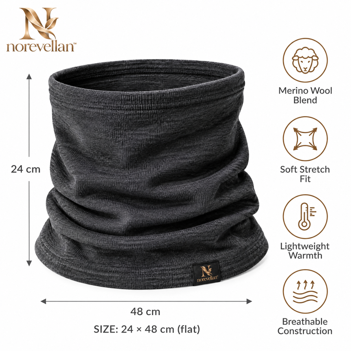 Valora Merino Cycling Neck Warmer image 5