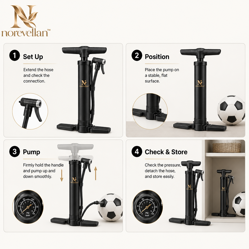 Valmora Portable Floor Pump image 1