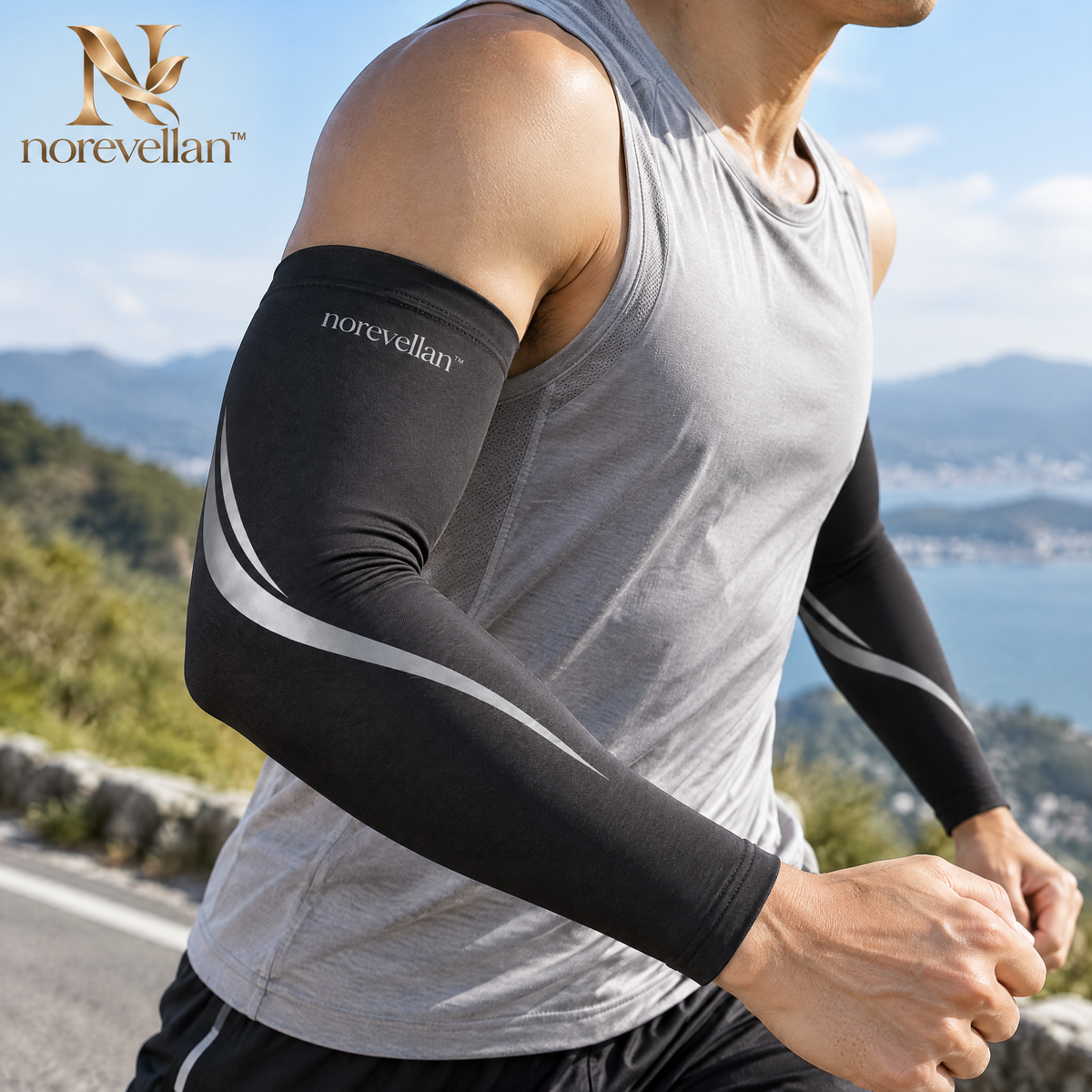 Norvale Reflective Arm Sleeve Set image 3