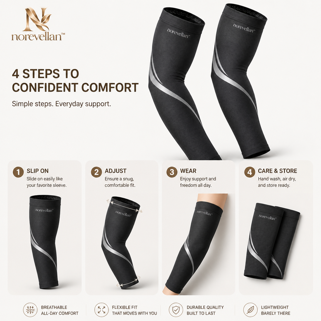 Norvale Reflective Arm Sleeve Set image 4