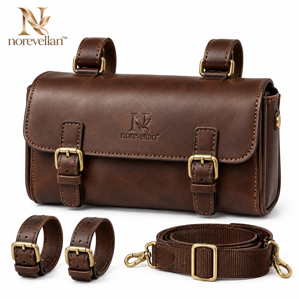 Vellmont Leather Bicycle Handlebar Bag image 7